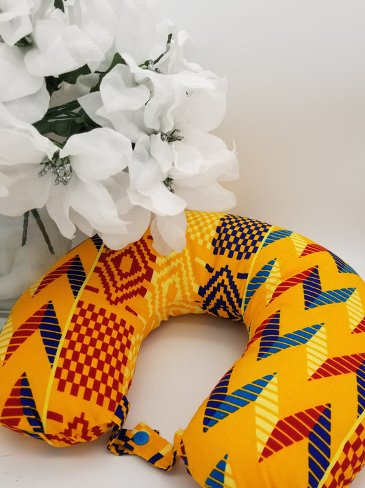 Travel Pillow African Print Travel Neck Pillow Deluxe Removable Travel Neck Pillow Case