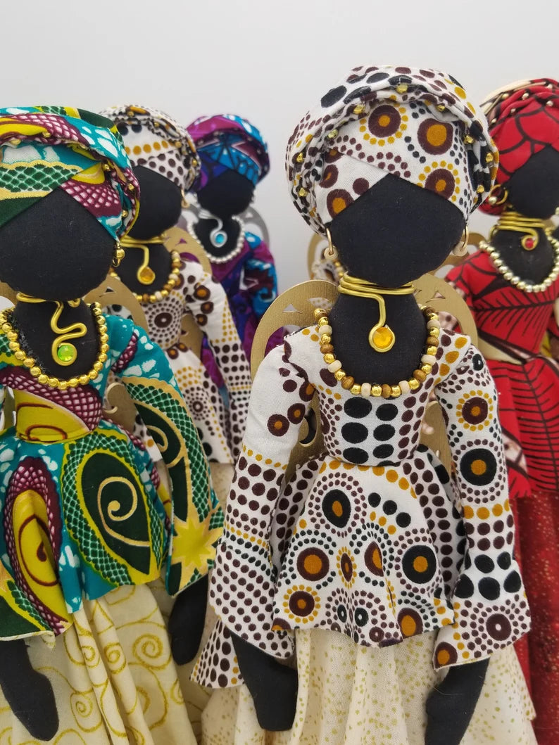 "SERAPHINA" Angel Tree Topper Christmas Angel - Multicultural - Auntie's Expo