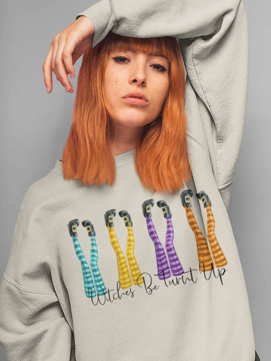 Halloween Witch Sweatshirt, Cute Fall Sweatshirt, Fall Sweat Shirt Women, Crewneck sweatshirt for Halloween, Witch Sweater, Cute Witch Shirt