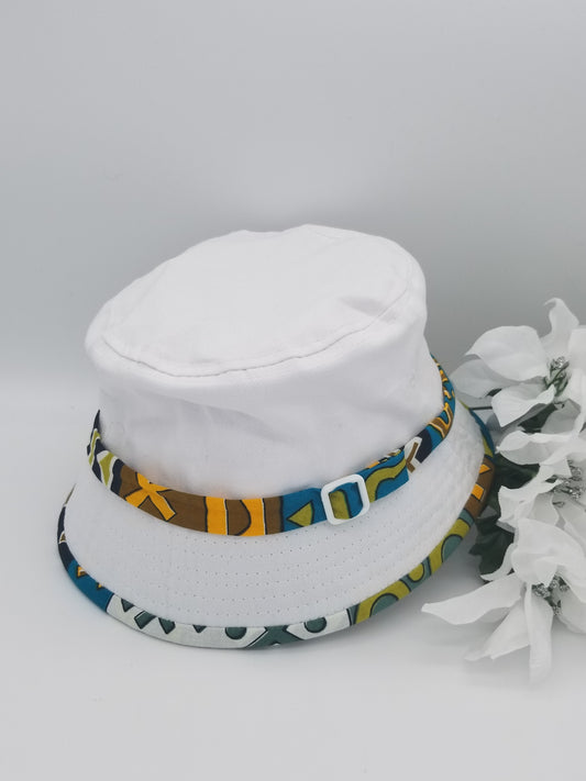 African Print Trim Bucket Hats| sun hat| Women Bucket Hat| Men Bucket Hat| Unisex Bucket Hat| Cute Hat