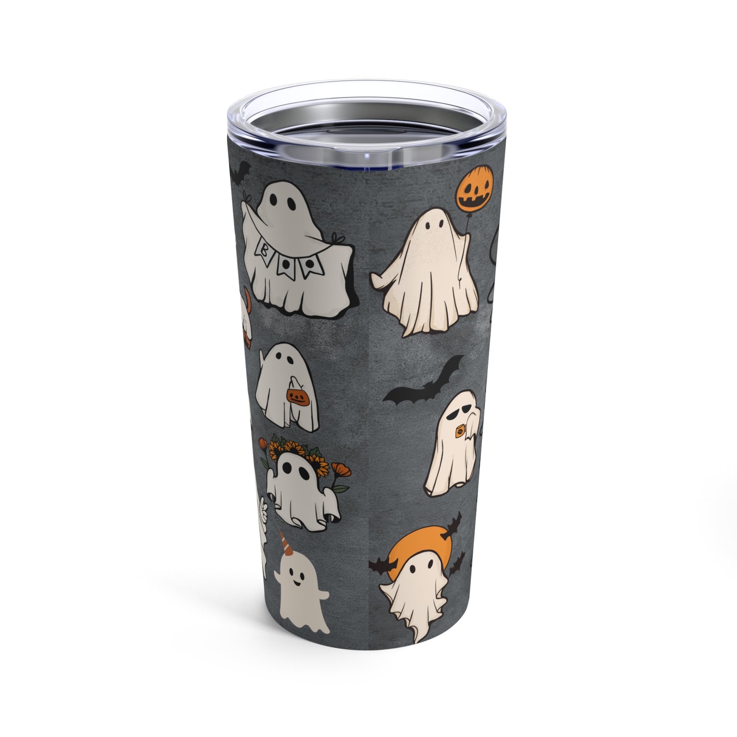 Personalized 20 oz Tumbler, Stainless Steel Halloween cup, Halloween Gift, Halloween Tumbler Gift, Fall Iced coffee cup with lid, Insulated travel mug