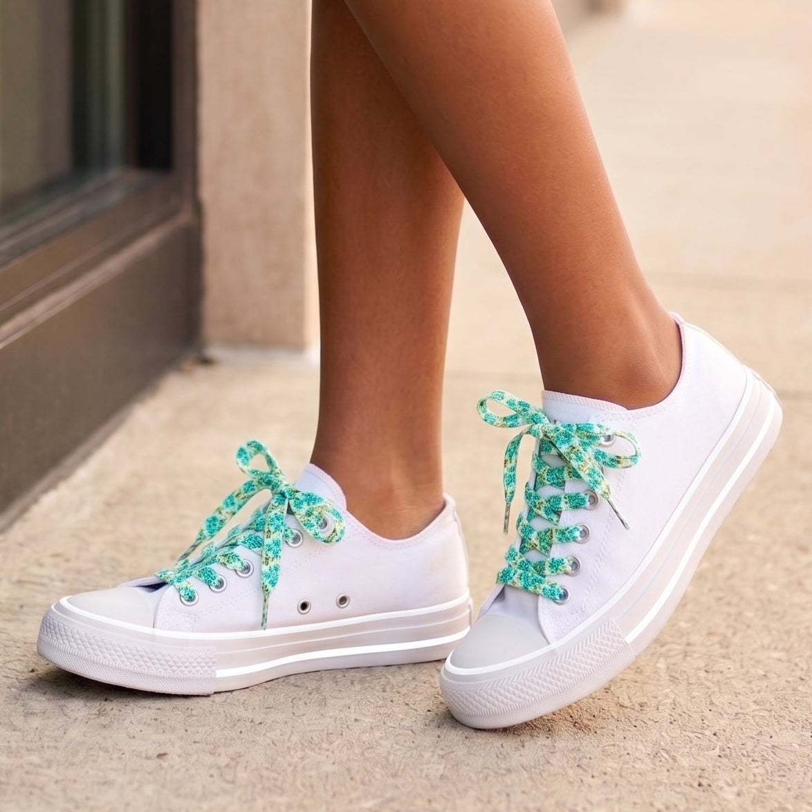Flower Shoe Laces, Handmade Laces, Fun Shoe Laces For Shoes, Printed Shoe Strings, Cotton Shoe Laces