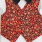 Holiday Baby Boy One Piece Romper with Faux Vest In Charming Christmas Prints And Bow Tie