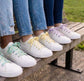Flower Shoe Laces, Handmade Laces, Fun Shoe Laces For Shoes, Printed Shoe Strings, Cotton Shoe Laces