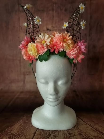 Spring Fairy Horns, Maleficent Horns, Costume Horns Headband