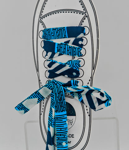 African Shoe Laces, Handmade Laces, Fun Shoe Laces For Shoes, Ankara Print Shoe Strings, Cotton Shoe Laces