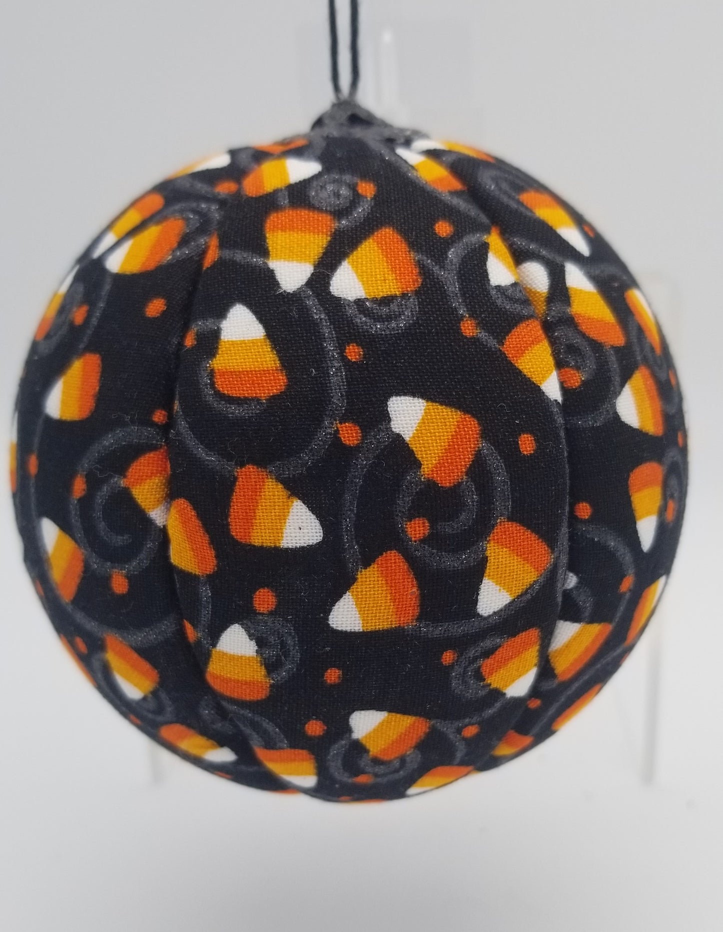 Halloween Spider, Candy Corn, Spider Web, and Dots Ornaments For Your Halloween Tree Or Halloween Wreath