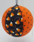 Halloween Spider, Candy Corn, Spider Web, and Dots Ornaments For Your Halloween Tree Or Halloween Wreath