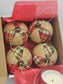 Ornaments Country Farmhouse Christmas Ornaments - Handmade Nostalgic Old Fashion Christmas balls