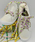 Flower Shoe Laces, Handmade Laces, Fun Shoe Laces For Shoes, Printed Shoe Strings, Cotton Shoe Laces