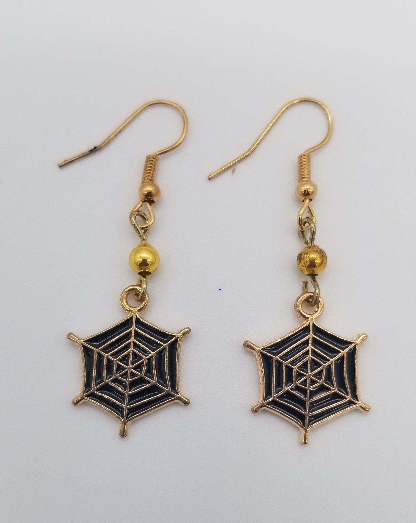 Halloween Funny Earrings, Halloween Dangle Earrings, Fun Party Earrings. Bats, Cats, Moon, Spiders, and Spiderwebs Earrings