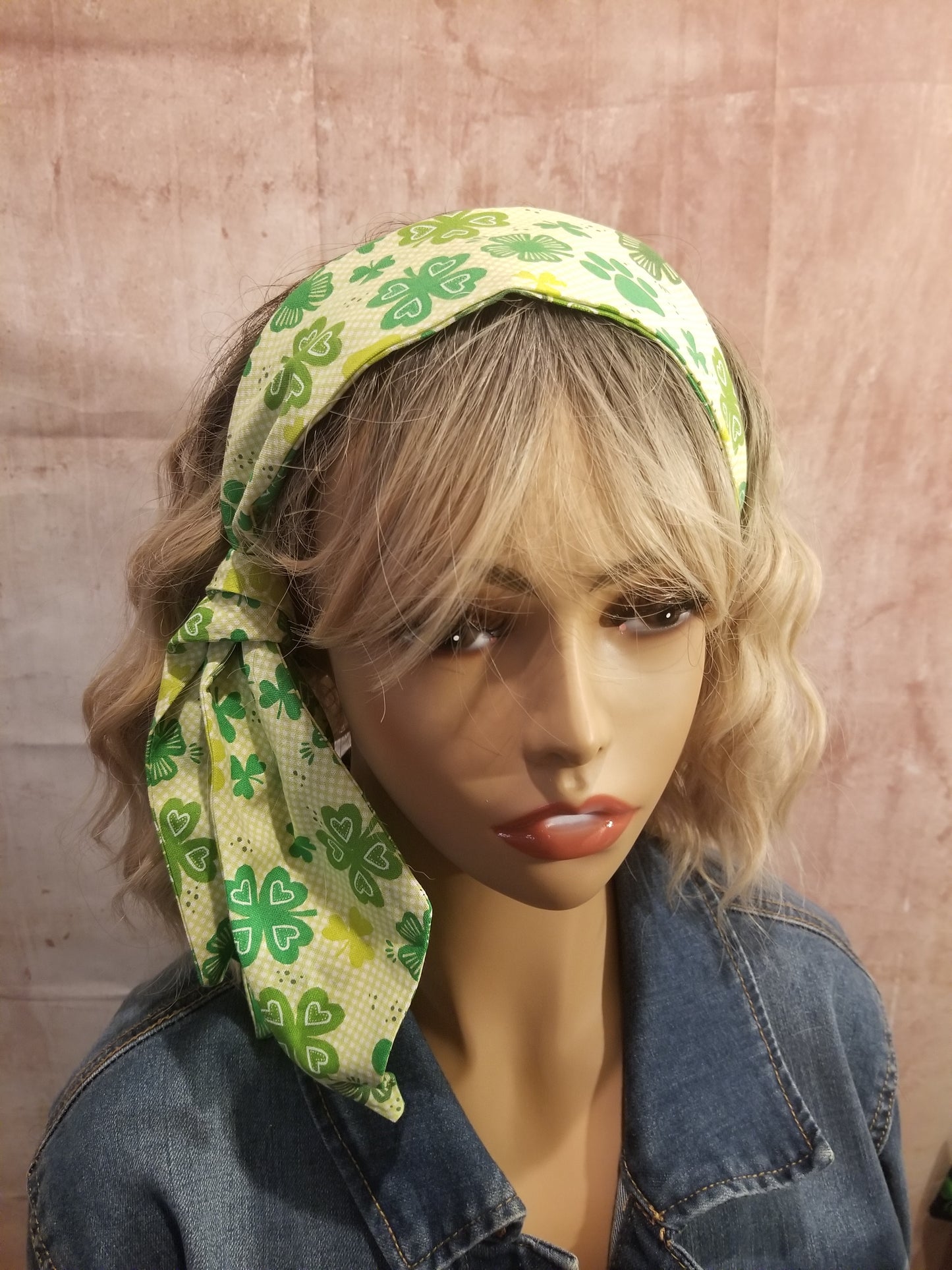 Wired Wrap Headband Boho Head Scarf Dolly Bow Headband 