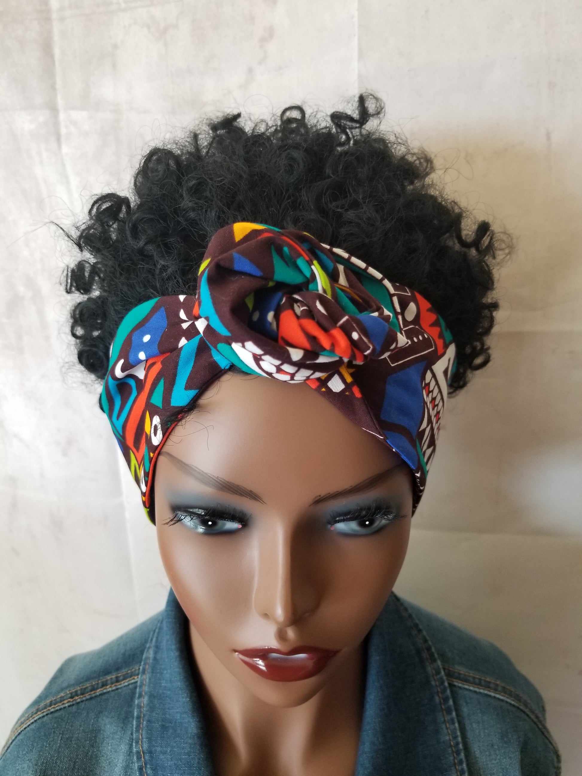  Wiwpar Knotted Headbands for Women Black Beads