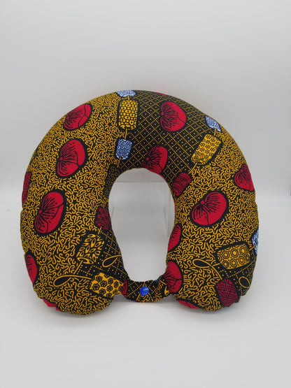 Travel Pillow Deluxe Removable African Print Travel Neck Pillow Case