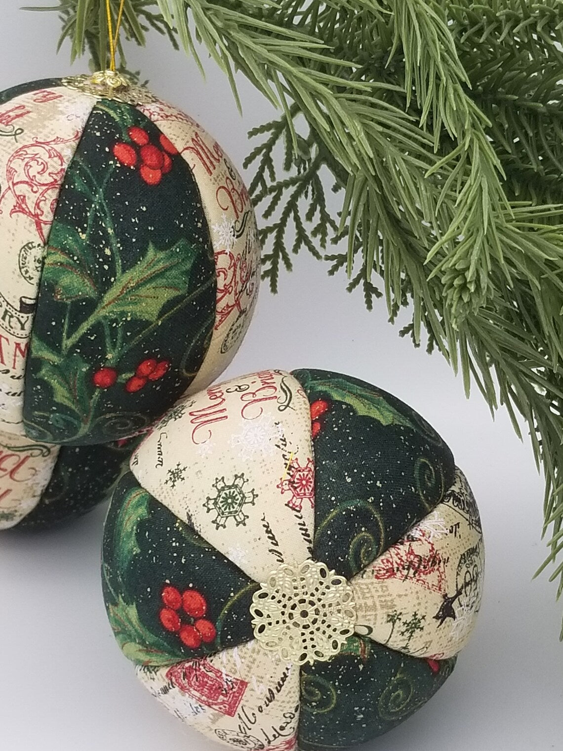 Traditional Christmas Ornaments - Handmade Christmas Balls - Auntie's Expo