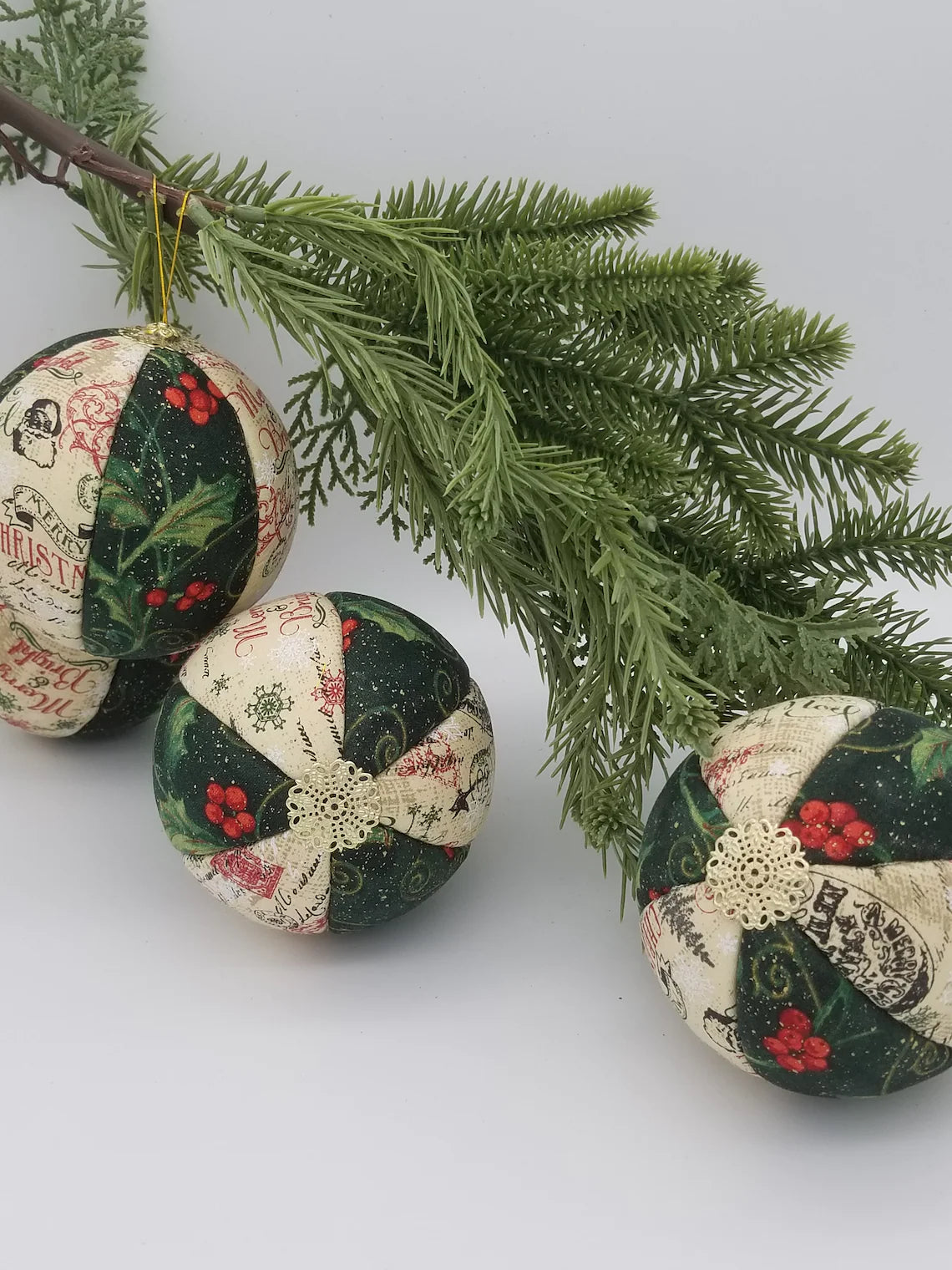 Traditional Christmas Ornaments - Handmade Christmas Balls - Auntie's Expo