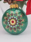 Mandala Ornaments 4 inch Hand Painted Christmas Ornaments With Free Personalization and Keepsake Box In 5 Styles - Auntie's Expo