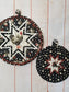 Amish Star Hot Pads For The Kitchen, 2 Pc Country Kitchen Trivet Set - Auntie's Expo