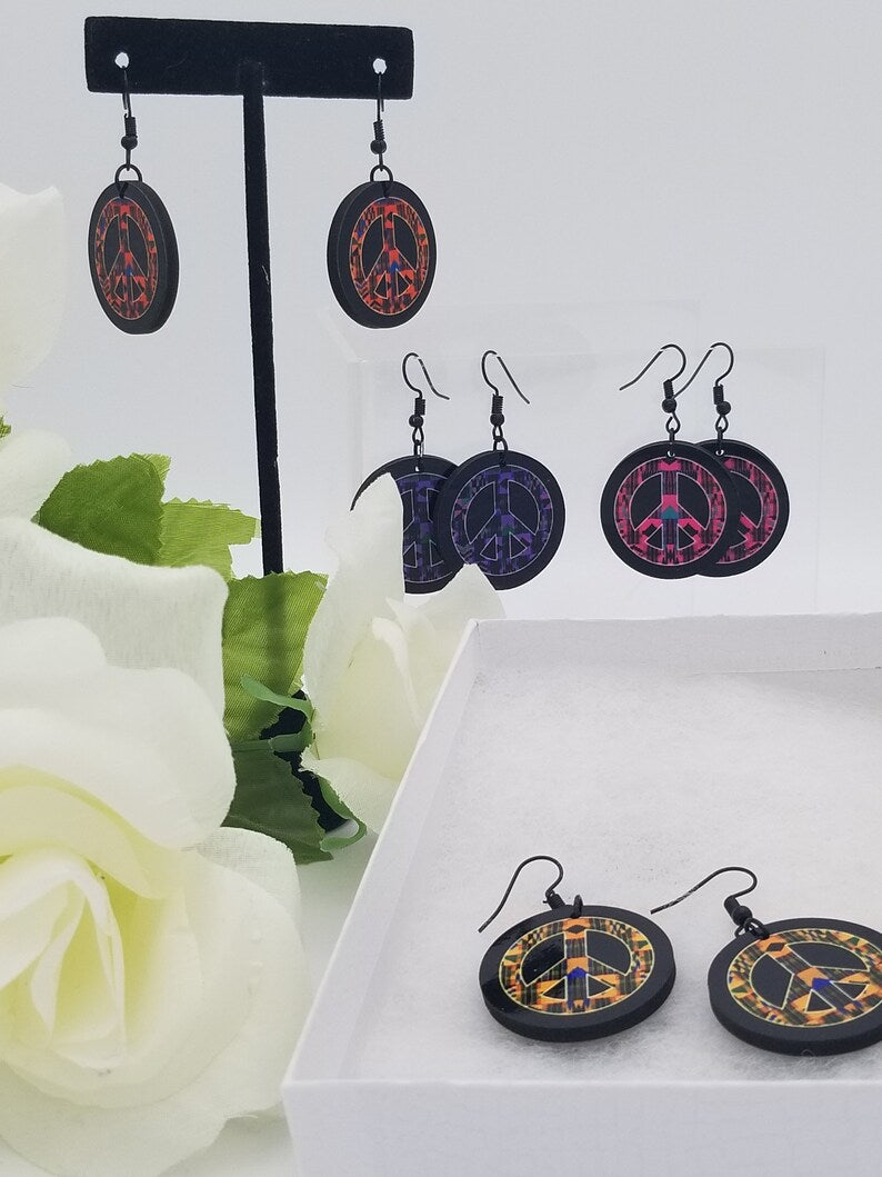 African hot sale symbol earrings