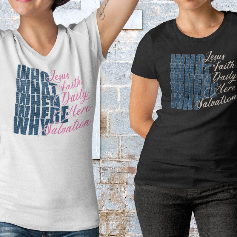 Christian Shirts And Inspirational Jesus Shirt For Christian Gifts - Auntie's Expo