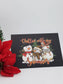 Black Christmas Cards 4 pc - 8 Pc Christmas Greeting Card Set With Black Santa And *Free Metallic Pen - Auntie's Expo