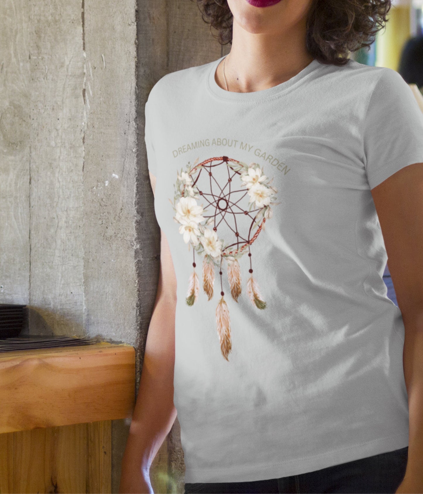 Dream catcher shirt, Botanical shirt, Mom Gift, Wildflowers shirt, Gardening shirt, Funny garden shirt, Gardener shirt, Garden lover gift