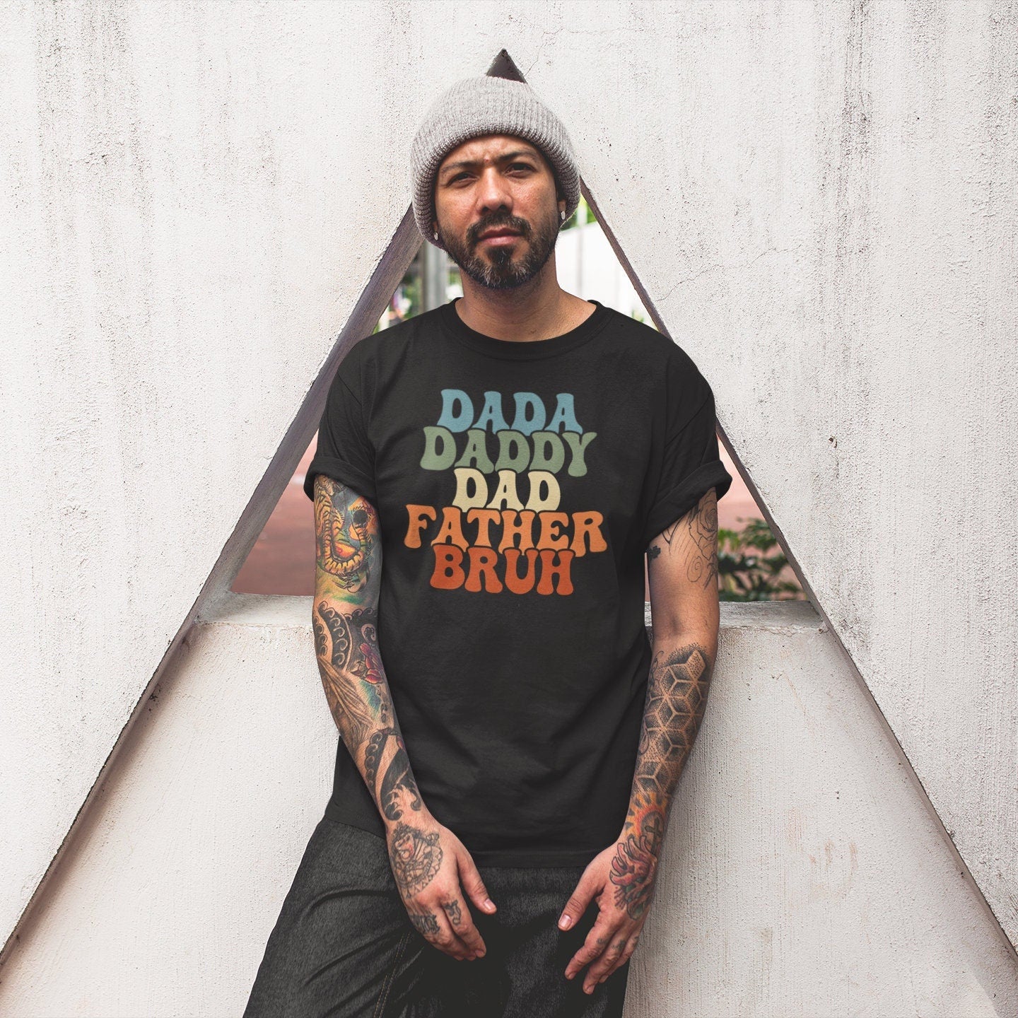 Fathers Day t Shirt, Dada Daddy Father Bruh t-shirt, Fathers Day Gifts For Dad,  Shirts for Dad, Funny Shirt Men, Gift for Dad