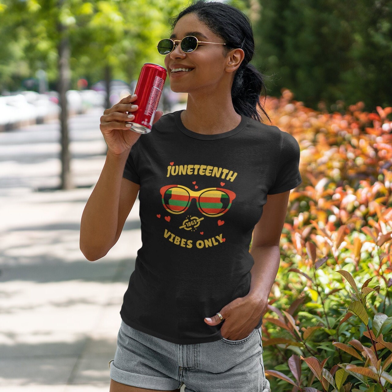 Juneteenth vibes only t-shirt, Juneteenth tee shirt, Black history shirt, happy Juneteenth day shirt with sunglasses, Juneteenth T