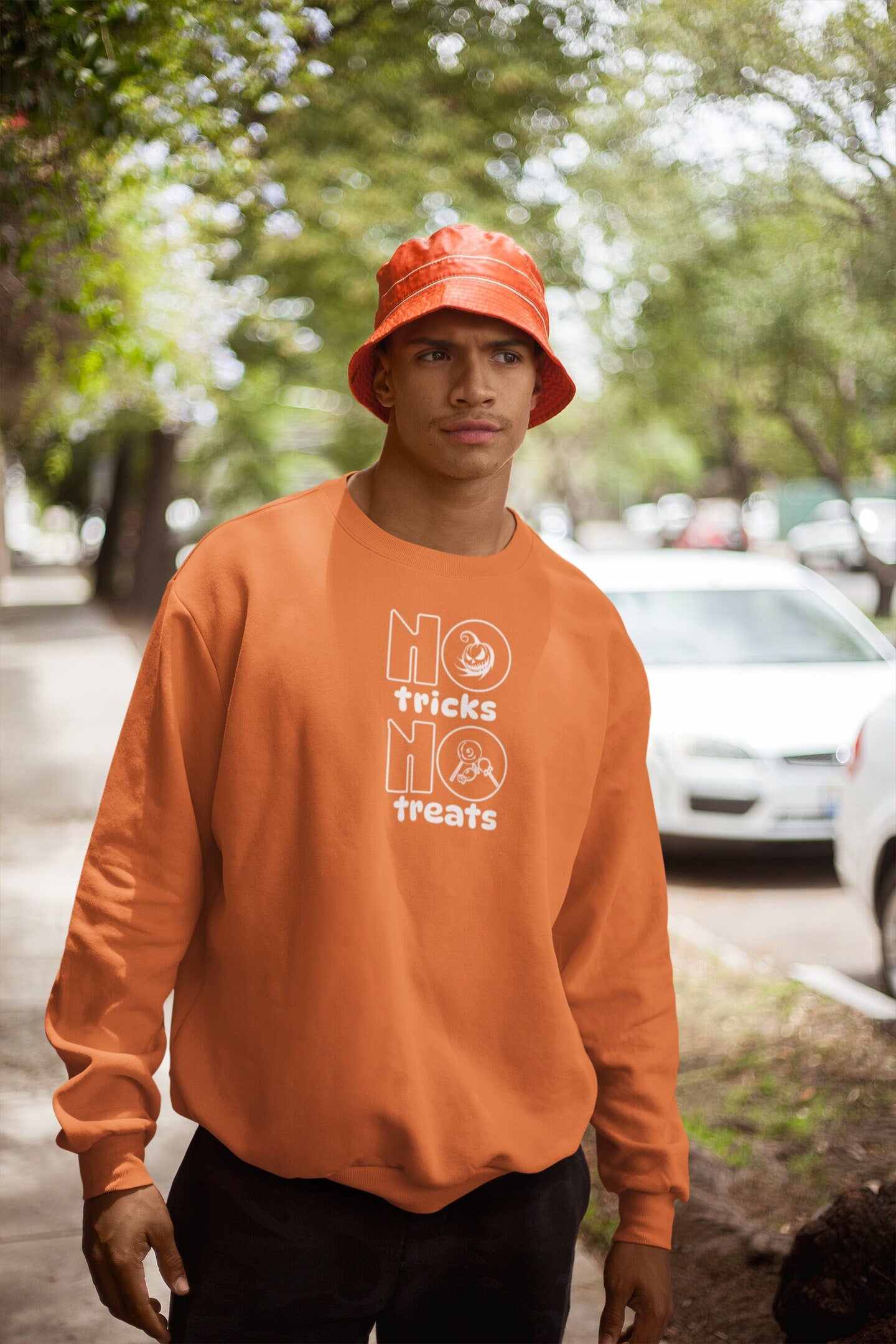 Halloween Sweatshirt, Trick or Treat Shirt, Cute Fall Sweatshirt, Halloween Sweater, Pullover Halloween Shirt, Sweatshirt for Halloween