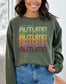 Cute Crew Neck Sweatshirt, Autumn Sweatshirt For Fall Plus size Gildan Sweatshirt, Retro Pullover Sweatshirt for Fall, Army Green Sweatshirt