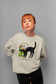 Halloween Cat Sweatshirt, Halloween Candy Pullover To Plus size Just Here For The Candy Shirt, Retro Halloween Crew Neck,  3x Fall Sweater