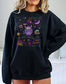 Cute Sweatshirt For Halloween, Fallcrewneck Sweatshirt, Black Pullover Shirt, Cute Fall Sweatshirt, Plus Size Halloween, 3x fall sweatshirt