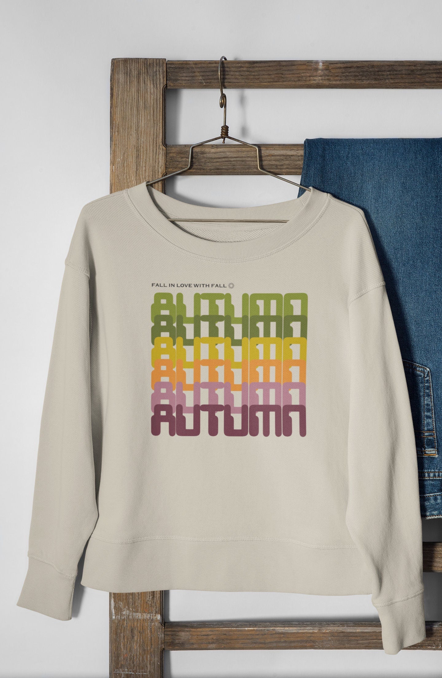 Cute Crew Neck Sweatshirt, Autumn Sweatshirt For Fall Plus size Gildan Sweatshirt, Retro Pullover Sweatshirt for Fall, Army Green Sweatshirt