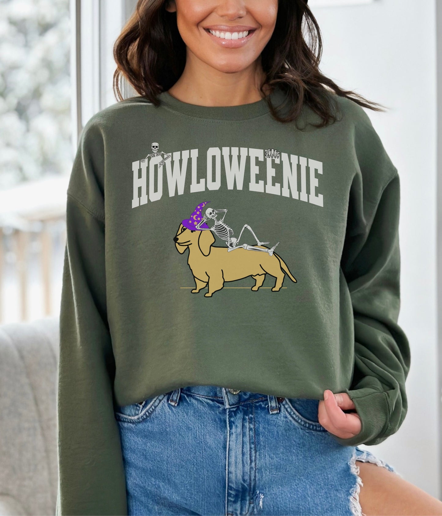 Dog Halloween Shirt, Pullover Sweatshirt, Retro Halloween Crew Neck, Funny Dog Shirt, Dog shirt, Cute Halloween Shirt, Fall Sweater