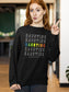 Haunting Halloween Sweatshirt, Cute Rainbow Sweatshirt, Black fall Fallcrewneck Sweatshirt, Autum Shirt, 3x fall sweatshirt