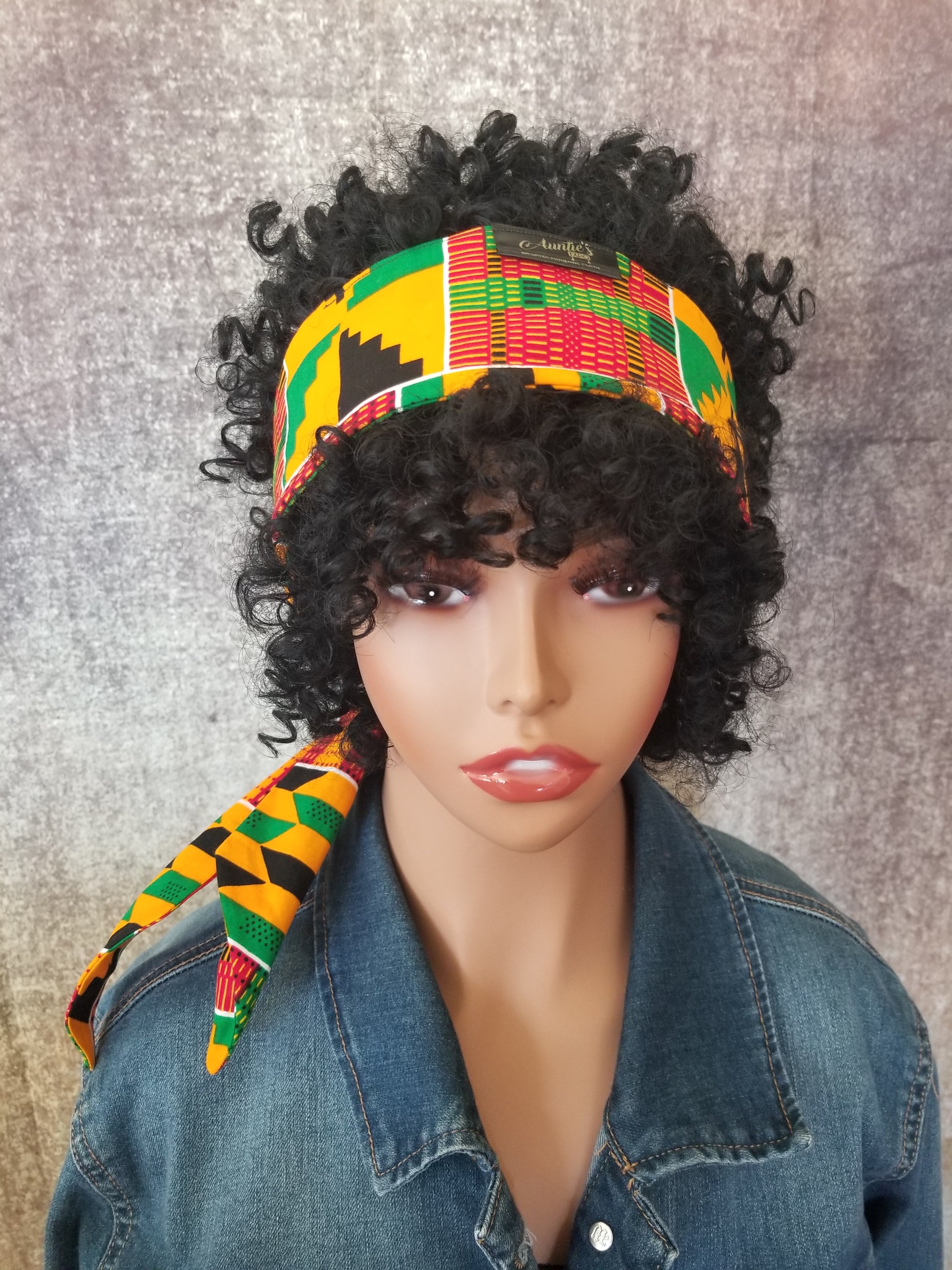 Headband for Women, Wired Head Bands. African Wax Print Head Wrap
